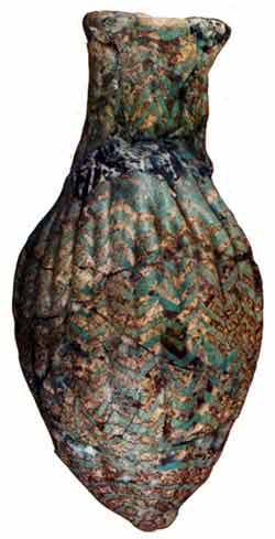 Ampolla proveniente dalla Mesopotamia, tomba di Ur, 1300 a. C.
